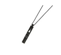 528Hz Stainless Steel Whistle Necklace Mindful Ritual Jewelry for Meditation Practices and Daily Stress Management