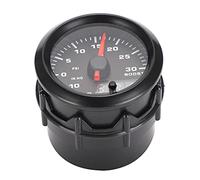 52mm 2in Turbo Boost Meter, Car Boost Gauge Turbocharger Gauge Car Modification Instrument Set Con 7 Colores LED