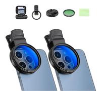 52mm Clip-0n CPL Phone Camera Lens Filter Kit, 52mm CPL Filter for Phone with Clip, Circular Polarizer Polarizing Compatible for iPhone 16 15 14 13 12 11, Motorola, Other Smart (2Pcs)