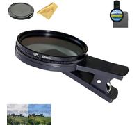 52mm Polarized Smart Phone Lens, 52mm Polarized Smart Phone Filter, Clip on Magnetic Camera Lens Attachment Kit, Reduces Glare & Enhances Colors, for Smartphone Photography (1PC)