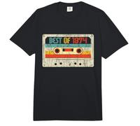 52nd Birthday Gifts Best of 1974 Cassette Tape Vintage Retro Comfort Colors Adult Heavyweight T-Shirt