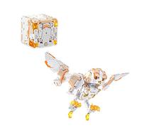 52TOYS Beastbox WHITE NOISE Owl Deformation Toys Figura de acción, 8.85 pulgadas, juguetes coleccionables convertibles para niños para regalos de cumpleaños, a partir de 15 años