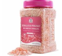 52usa - Tarro de plástico de grano grueso de sal rosa del Himalaya, 5 libras para molinillos de recambio