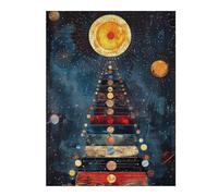 52x38cm/1000pcs Rompecabezas para Adolescentes Cosmic Pyramid Rompecabezas para Adultos Juguete Decoración De Pared Decoración del Hogar Desafiante De Completar 52x38cm/1000pcs