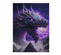 52x38cm/1000pcs Rompecabezas para Adolescentes Dragon'S Thunderous Roar Rompecabezas para Adultos Juegos De Relajación Corte De Precisión Interacción Entre Padres E Hijos 52x38cm/1000pcs