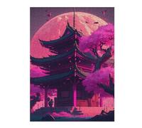 52x38cm/1000pcs Rompecabezas para Adolescentes Japan Natural Beauty Rompecabezas para Adultos Juego Práctico Decoración Difícil Y Desafiante 52x38cm/1000pcs