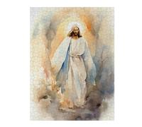52x38cm/1000pcs Rompecabezas para Adolescentes Jesus Christ - The Resurrection Rompecabezas para Adultos Juego Práctico Pero Divertido Y Humorístico Juego Desafiante Regalos 52x38cm/1000pcs