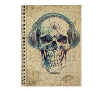 52x38cm/1000pcs Rompecabezas para Adolescentes RAD Music Skull Sketchbook Rompecabezas para Adultos Juego Familiar Difícil Regalo De Cumpleaños, Regalos, 52x38cm/1000pcs