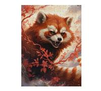 52x38cm/1000pcs Rompecabezas para Adolescentes Red Panda in Autumn Rompecabezas para Adolescentes Juguete Decoración De Pared Regalos para Mujeres Desafío Educativo 52x38cm/1000pcs