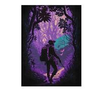 52x38cm/1000pcs Rompecabezas para Adolescentes Rompecabezas Journey Through The Enchanted Forest Rompecabezas para Adultos Juego Familiar Corte De Precisión para Cumpleaños, Navidad 52x38cm/1000pcs