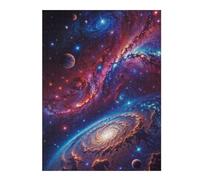 52x38cm/1000pcs Rompecabezas para Adolescentes Voyage Through The Cosmos Rompecabezas para Adultos Juego De Ingenio Regalos para Aliviar El Estrés para Amigos Y Familiares 52x38cm/1000pcs