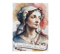 52x38cm/1000pcs Rompecabezas para Adultos Saint Elizabeth ANN Seton Rompecabezas para Adultos Juegos Familiares Mejora La Memoria Difícil Y Desafiante 52x38cm/1000pcs