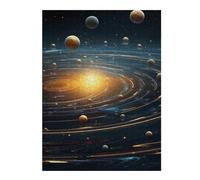 52x38cm/1000pcs Rompecabezas para Adultos Solar Symphony Rompecabezas para Adultos Juegos Familiares Montaje De Patrones Cumpleaños Y Navidad 52x38cm/1000pcs