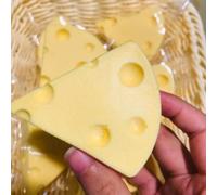 (53,9900) Juguete de liberación de descompresión de pellizco de rebote lento de queso pegajoso Squishy de crecimiento