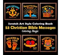 53 Christain Bible Messages (Black Background Stencil Art Coloring Book): Stress Relief Coloring Book for Adults & Teens | Scratch Art Style | Bible ... (Midnight Black Background Coloring Series)