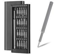 53 en 1 juego de destornillador de precisión, mini herramienta con magnético Torx T6 T8 T9 T10, bits S2, set de pantalla de pantalla, kit de reparación para iPhone, macbook, ps5, xbox, gafas, PC