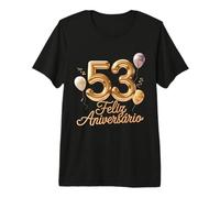 53 Feliz Cumpleaños Portugal Feliz Cumpleaños Portugués Camiseta Premium