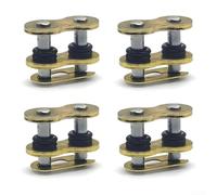 530 Cadena Agrícola Master Link 4PCS Resistente al Desgaste | Se adapta a cadenas 520, retención de grasa sellada, reduce el desgaste del pin, apto para motos de cross, fácil de instalar