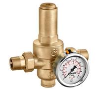 536055 Reductor de presión de 05 a 6 bar Conexión manómetro 3/4 ”1/4” F CALEFFI