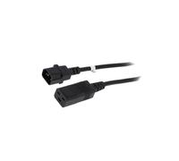 53990 Cable 3x1,5mm2 IEC C14 macho,IEC C19 hembra 2m negro QOLTEC