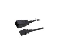 53991 Cable 3x1,5mm2 IEC C13 hembra,IEC C20 macho 1,2m 10A QOLTEC