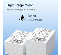 53B1H00 Cartucho de Tóner con Chip, Alto Rendimiento, Reemplazo para Lexmark 53B1000. Compatible para Lexmark MS818, MS817, MX817 y MX818 Impresoras Láser ,Black-1 Pack