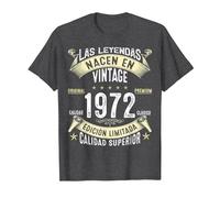 54 Años Cumpleaños Las Leyendas Nacen en de 1972 Camiseta, Hombre, Jaspeado Oscuro, 3XL