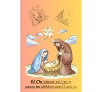 54 Christmas coloring pages for children aged 3 and up: Stani 201/01
