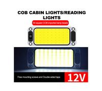 (54 cuentas de lámpara) LED 12-24V Iluminación interior del automóvil Tira de luz nocturna de lectura