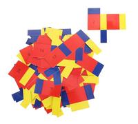 54 Hojas de Prisma Rectangular 54 Láminas de Papel | Patrones Plegables para Comprender Área Superficial y Bordes, Aula y Homeschooling, Aprendizaje Visual