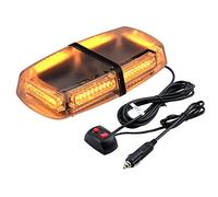 54 LEDs Luz Estroboscopica Coche Help Flash LED Emergencia Faro de Seguridad Super Brillo Base Magnetica 7 modos para 12 / 24V SUV Remolque Camión Caravana Tractor Furgoneta