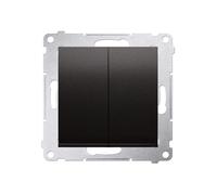 54 MÓDULO ANTRACITA BOTÓN 2X 2Z ABRAZADERAS PREMIUM 54 DP2.01/48