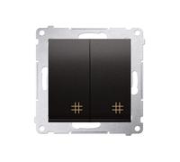 54 MÓDULO ANTRACITA CONECTOR CRUZADO 2X PREMIUM 54 DW7/2.01/48