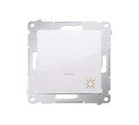 54 MÓDULO BLANCO BOTÓN "LUZ" PREMIUM 54 DS1L.01/11