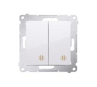 54 MÓDULO BLANCO CONECTOR CRUZADO 2X PREMIUM 54 DW7/2.01/11