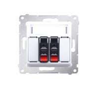 54 MÓDULO BLANCO PREMIUM HIFI ALTAVOZ HEMBRA HI-FI 54 DGL32.01/11