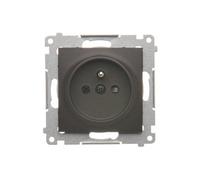 54 MÓDULO BRONCE MATE ENCHUFE 1X Z/U CON PREMIUM 54 DGZ1Z.01/46