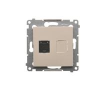 54 MÓDULO CREMA ENCHUFE ORDENADOR 1X UAE 8 PREMIUM 54 D61.01/41