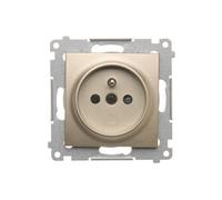 54 MÓDULO ORO MATE ENCHUFE 1X Z/U CON PREMIUM 54 DGZ1Z.01/44