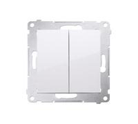 54 MÓDULO PULSADOR BLANCO 2X 2Z ABRAZADERAS PREMIUM 54 DP2.01/11