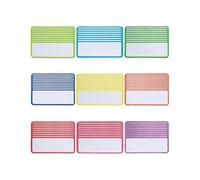54 Pcs Magnetic Dry Erase Labels Reusable Strips Classroom Name Tags Writable Blank Magnet Cards Er