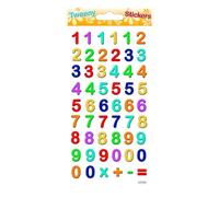 54 Pegatinas - Espuma - Números Multicolores
