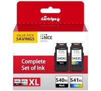 540 541 cartuchos de tinta de repuesto para cartucho Canon 540 541 XL Pack, cartucho de tinta 540 541 para Pixma MG4250 TS5150 MG3650 MG3550 MG3650s MX475 (negro y color)
