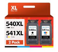540 541 XL Cartuchos de Tinta, Compatible para Canon 540 541 PG-540 XL CL-541 XL Canon Pixma TS5150 Patronen MG3650 MG3600 MX475 MX535 MG3500