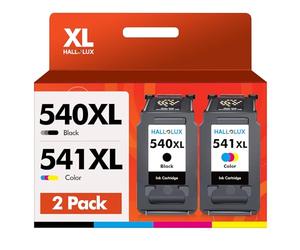 540 541 XL Cartuchos de Tinta, Compatible para Canon 540 541 PG-540 XL CL-541 XL Canon Pixma TS5150 Patronen MG3650 MG3600 MX475 MX535 MG3500