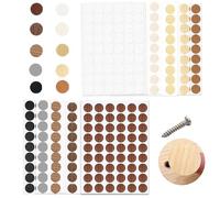 540 Piezas Tapa Tornillos, 21mm PVC Tapar Agujeros Mueble Pegatinas Autoadhesivas para Muebles Tapa Agujeros Pared Pegatinas Tapa Tornillos Pared Muebles Armarios