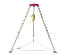 544.3 kg Tr, kit de espacio confinado de 30 m, fácil instalación, Tr de aluminio para acceso a pozos de alcantarillado, Equint seguro para uso industrial