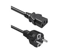 54626 Cable 3G1mm2 CEE 7/7 (E/F) Enchufe,IEC C13 hembra PVC 1,5m QOLTEC