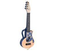 54Cm Mini Musical Note Ukulele Portable Handheld Instrument For Beginners Red (Blue)