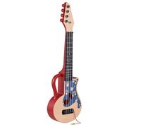 54Cm Mini Musical Note Ukulele Portable Handheld Instrument For Beginners Red (Red)